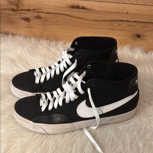 Nike Blzr Court Mid Black and White Classic High-Tops